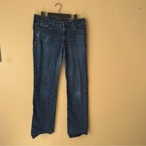 Nine West Dark Blue Straight Leg Jeans